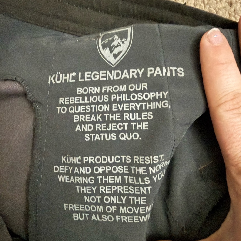 Kuhl Legendary Hiking Outdoor Pants Womens Size 14 Short Gray Cotton Nylon - Picture 7 of 7